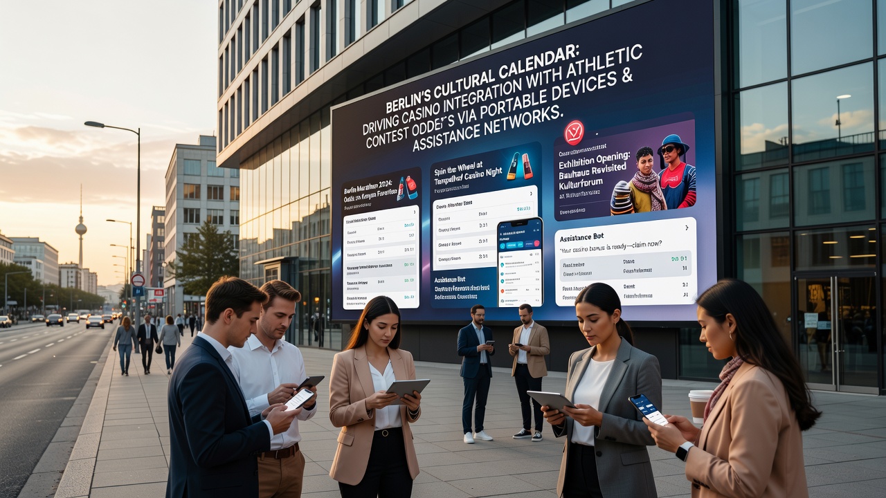 Blick auf Berlins kulturelle Veranstaltungen mit Integration mobiler Wettsysteme
