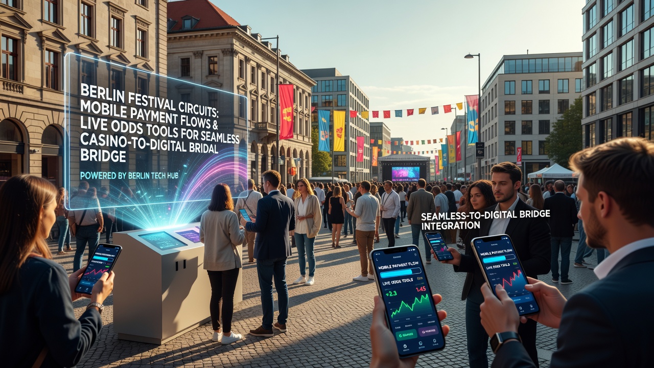 Live-Quoten-Anzeige auf Smartphone während Berliner Festival-Events