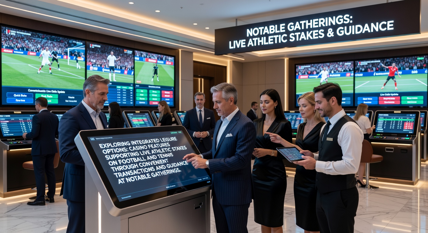 Casino-Features mit Live-Wetten auf Fußball und Tennis bei Veranstaltungen