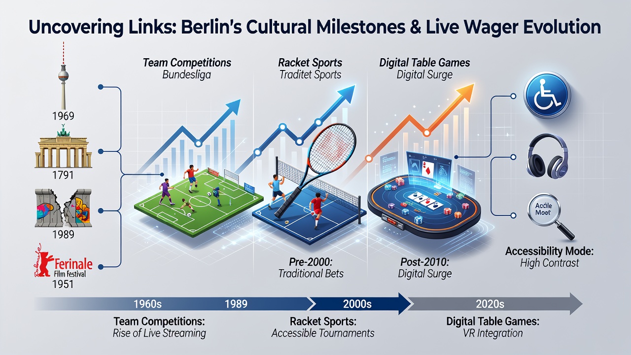 Blick auf Berlins kulturelle und sportliche Veranstaltungen mit Fokus auf Live-Wetten und digitale Zugänglichkeit